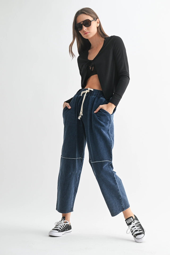 Charming Ballet Tie-Front Sweater