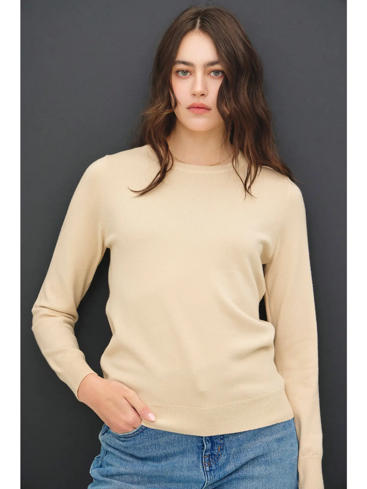 Crewneck  Soft Knit Sweater