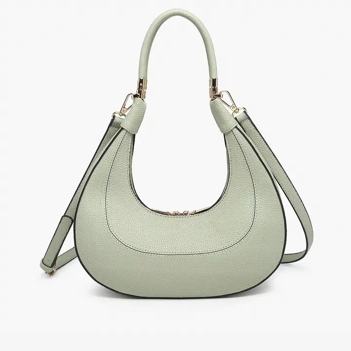 Clara Crescent Shoulder Bag w/ Convertible Straps