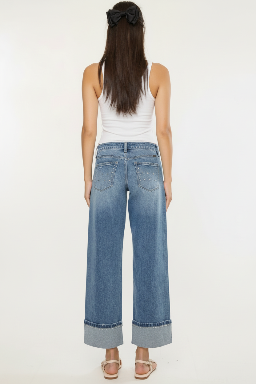 Back view - white tank and spring shoes