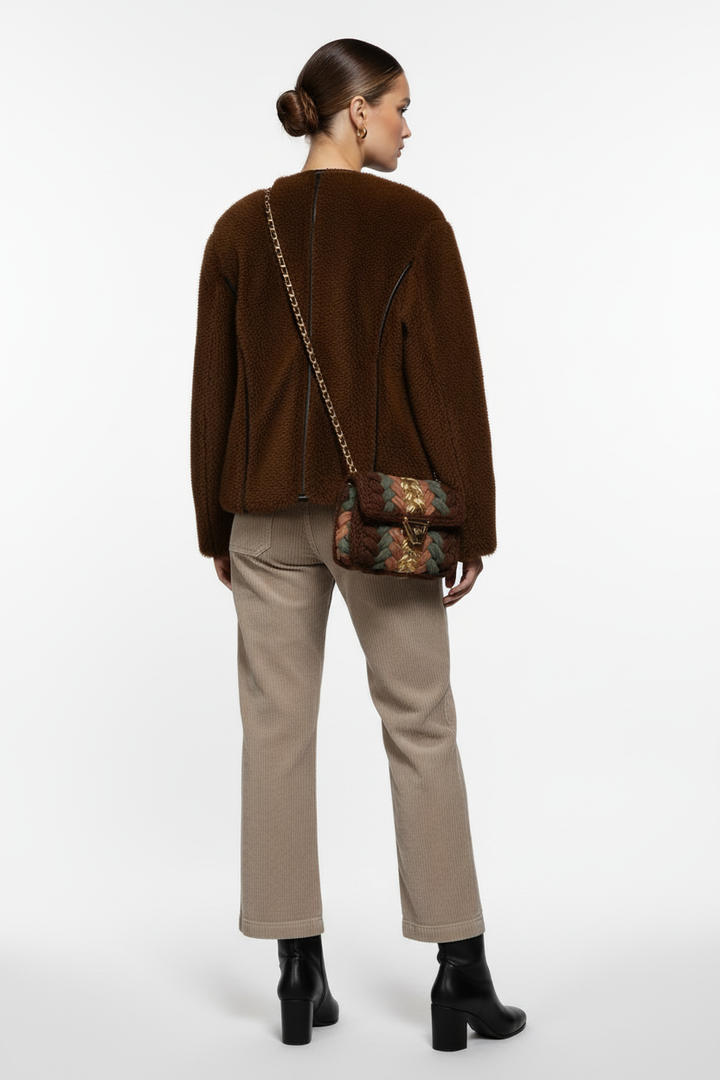 Back view with white background