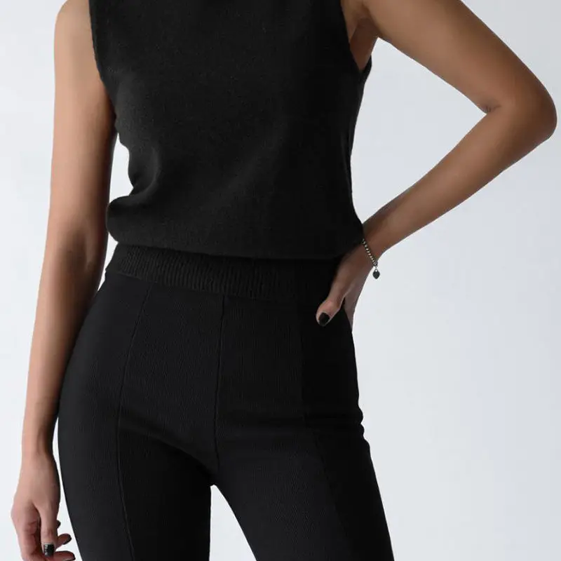 Sleeveless Turtleneck Tank Top (available in white, gray, coffee & black)