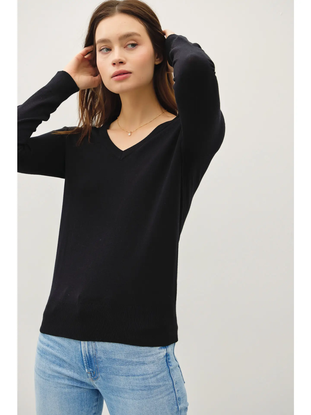 Everyday Classic V- Neck Knit Sweater ( Many Fall Colors!)