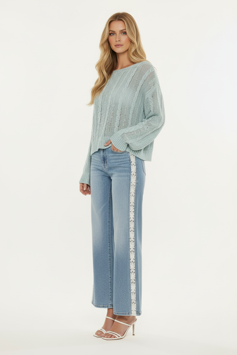 Cable Knit - Side Angle