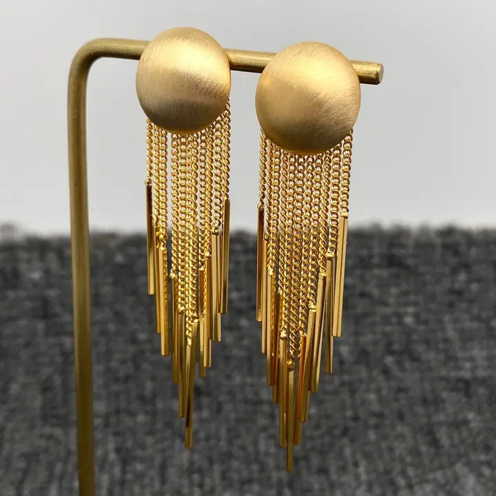 Fringe Matte Post Earrings