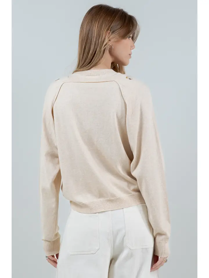 Double Layer Bolero Knitted Sweater