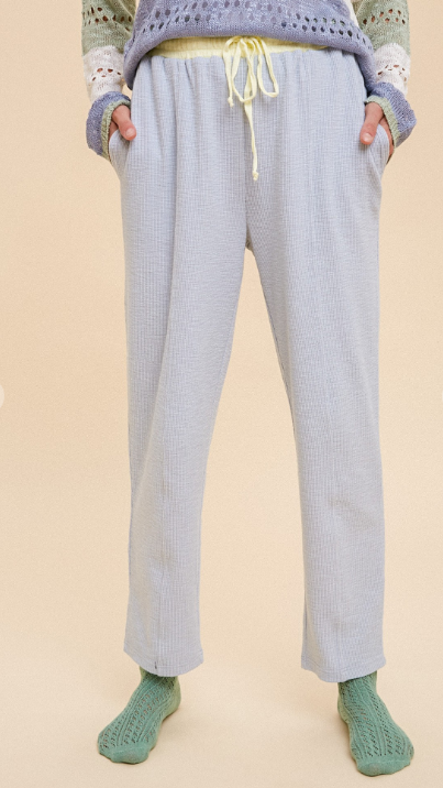 Tatum Textured Knit Pants - Beciga