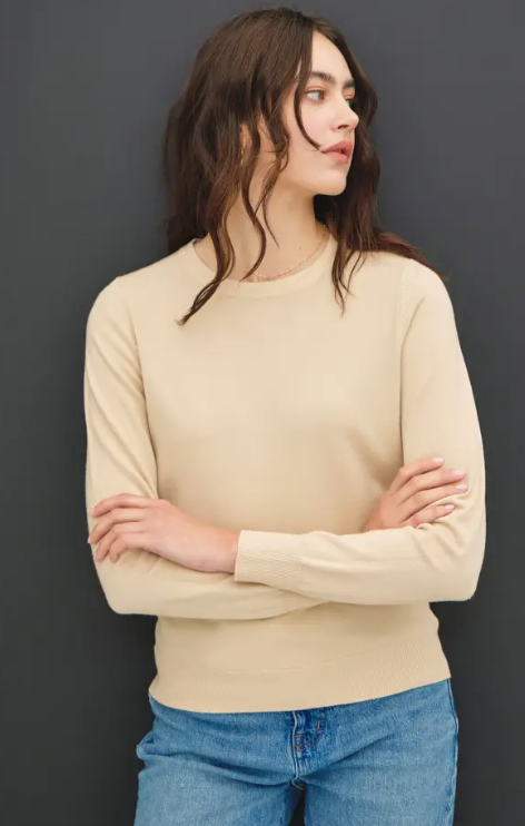 Crewneck  Soft Knit Sweater