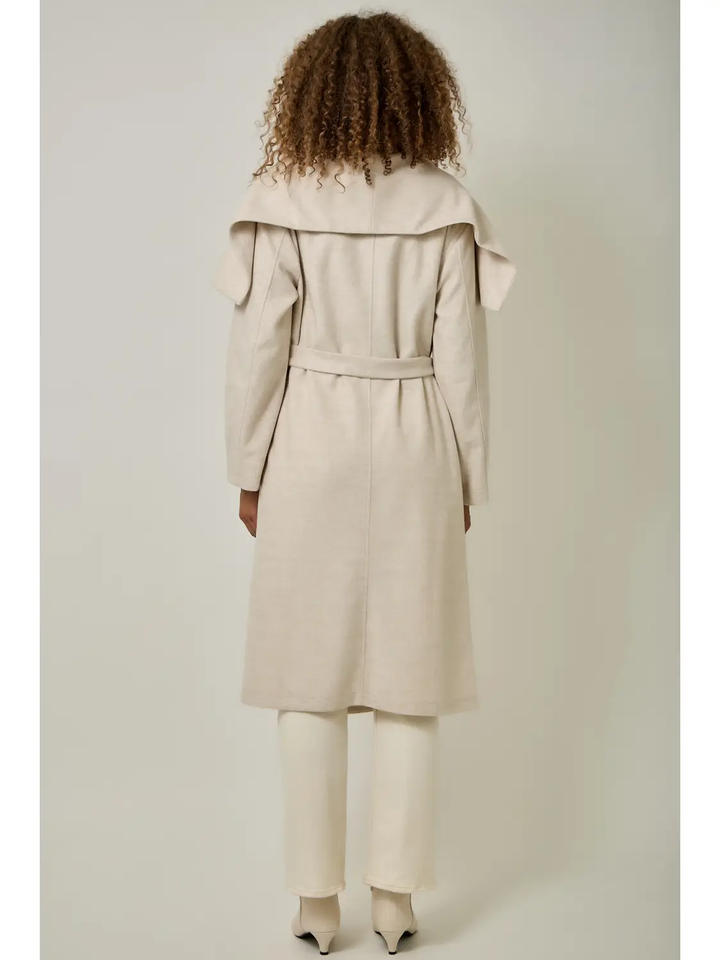 Shawl Collar Long Coat