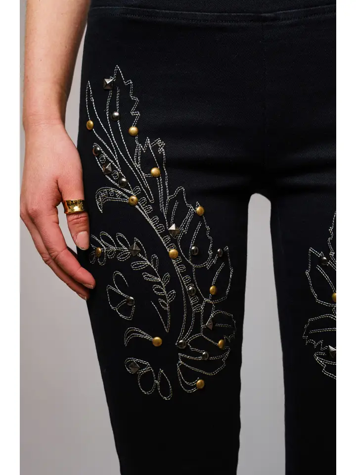 Sloane Washed Wide Waist Stretch Denim Jeans