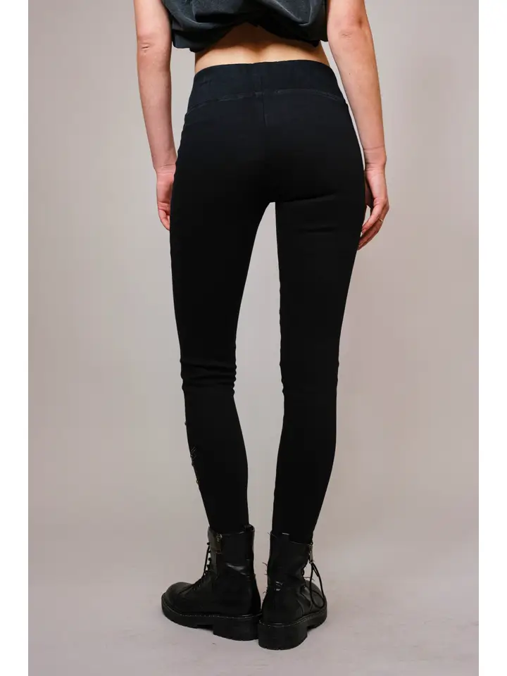 Sloane Washed Wide Waist Stretch Denim Jeans