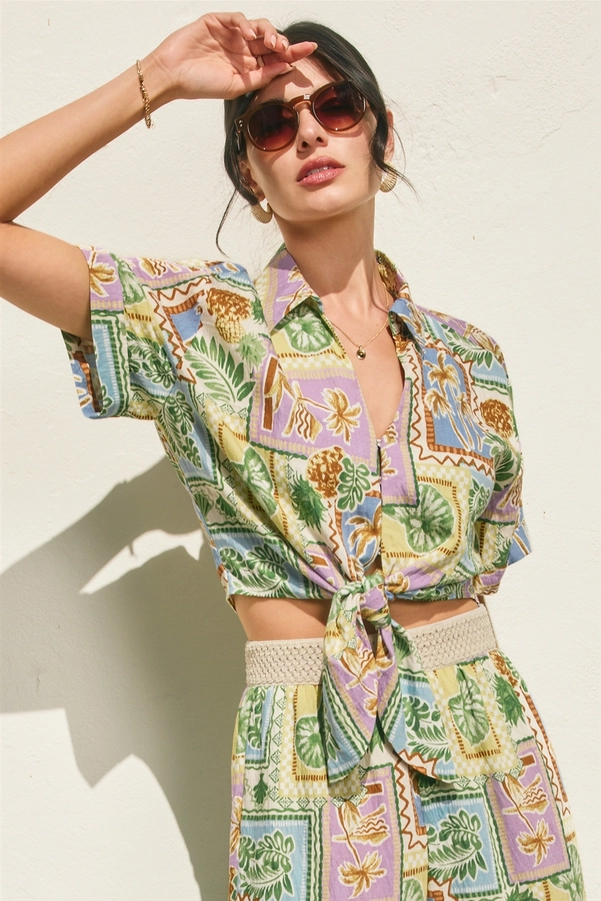 Offshore Tie Front Shirt