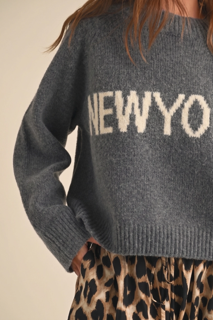 New York Sweater Top