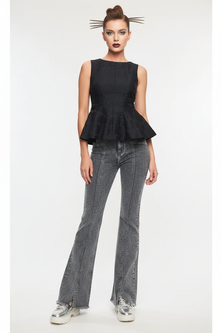 Front view - correct Tegan top with Reya jeans