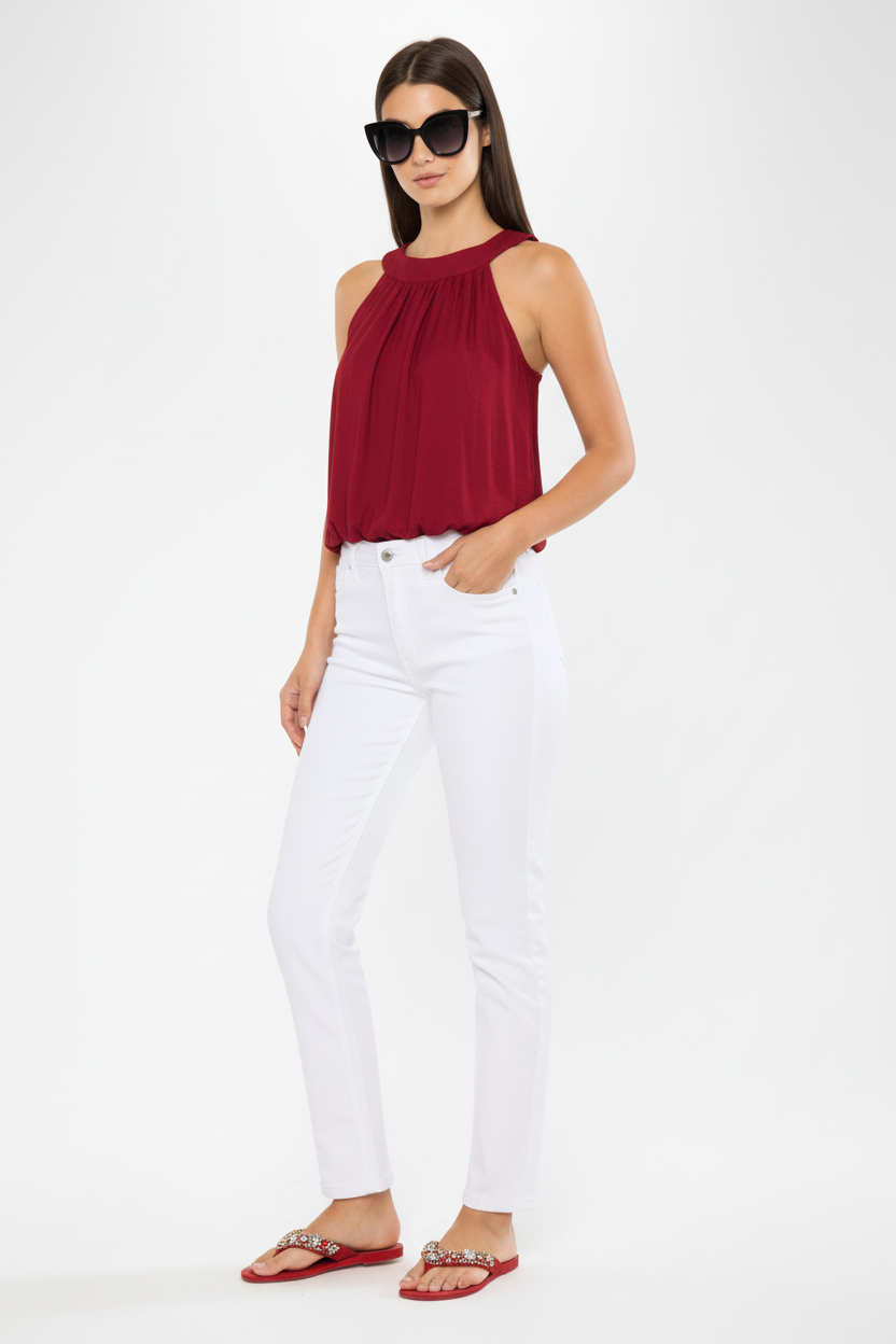 Front view with sunglasses