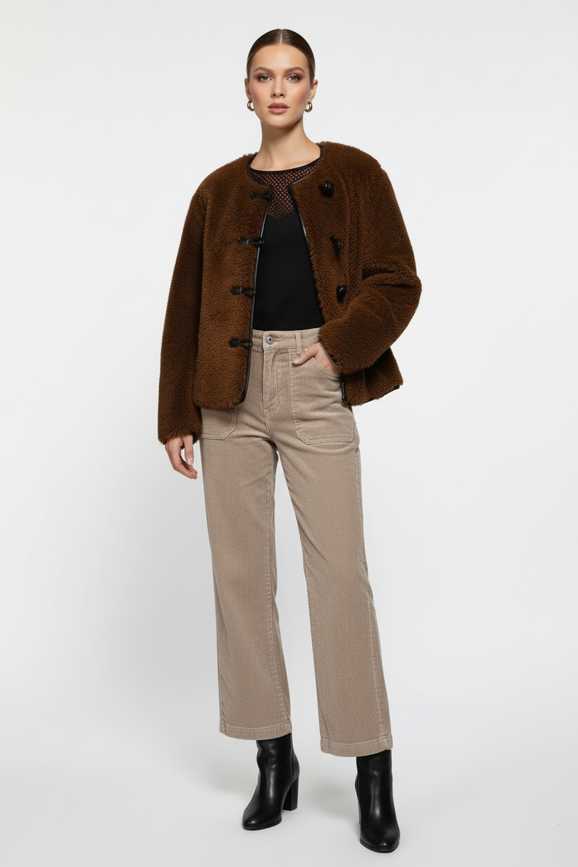 Front view with white background