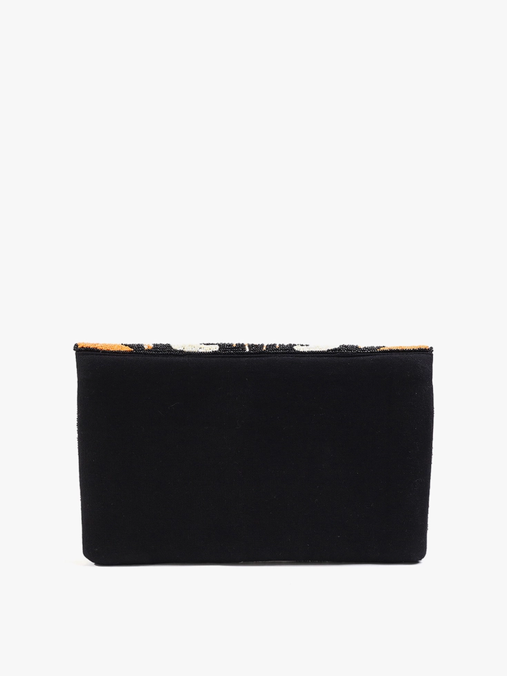 Livy Beaded Flapover Clutch/Crossbody