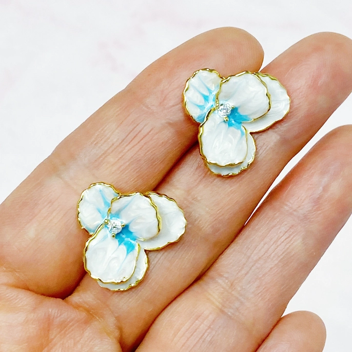 Noble Bloom Flower Earrings