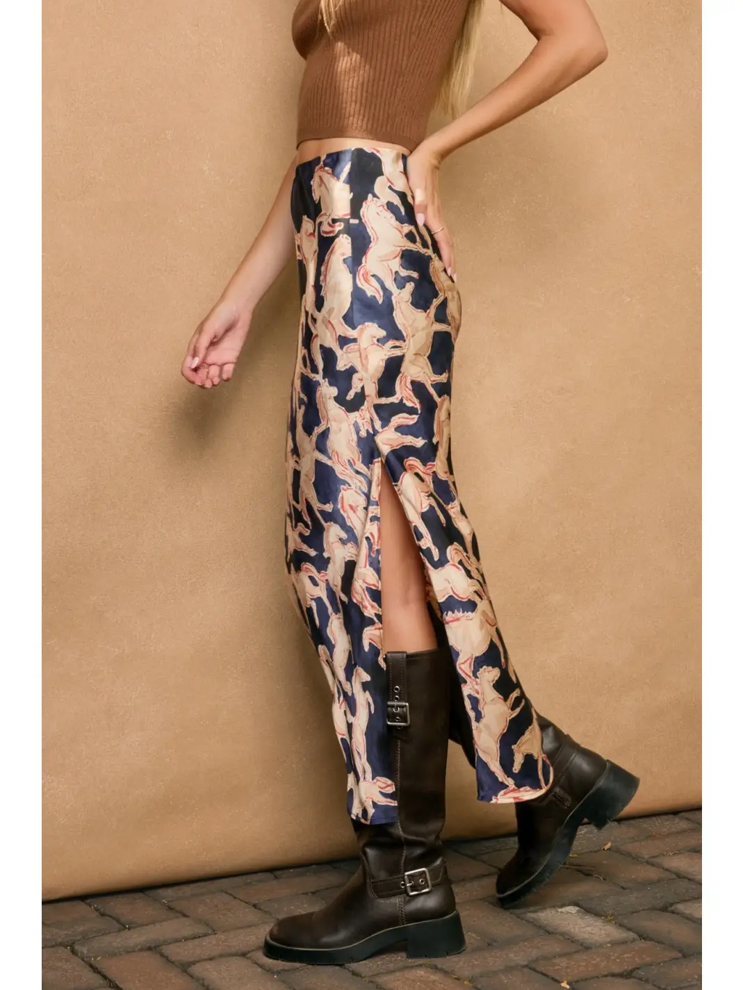 Riverbend Pull On Maxi Skirt