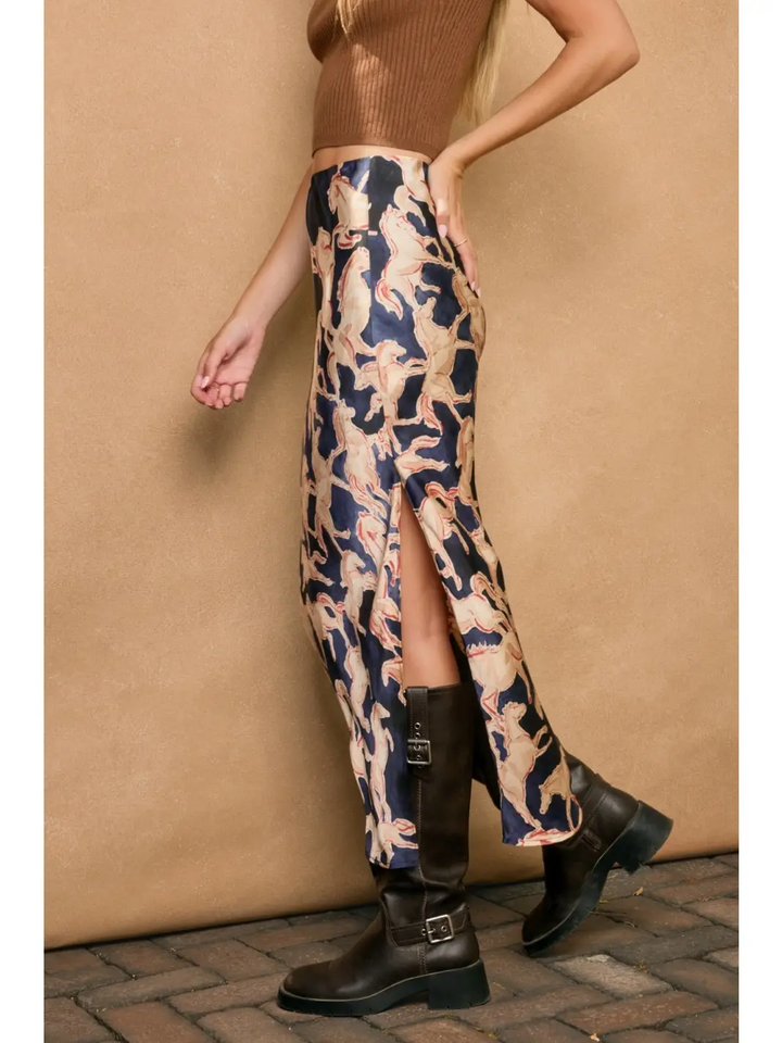 Riverbend Pull On Maxi Skirt