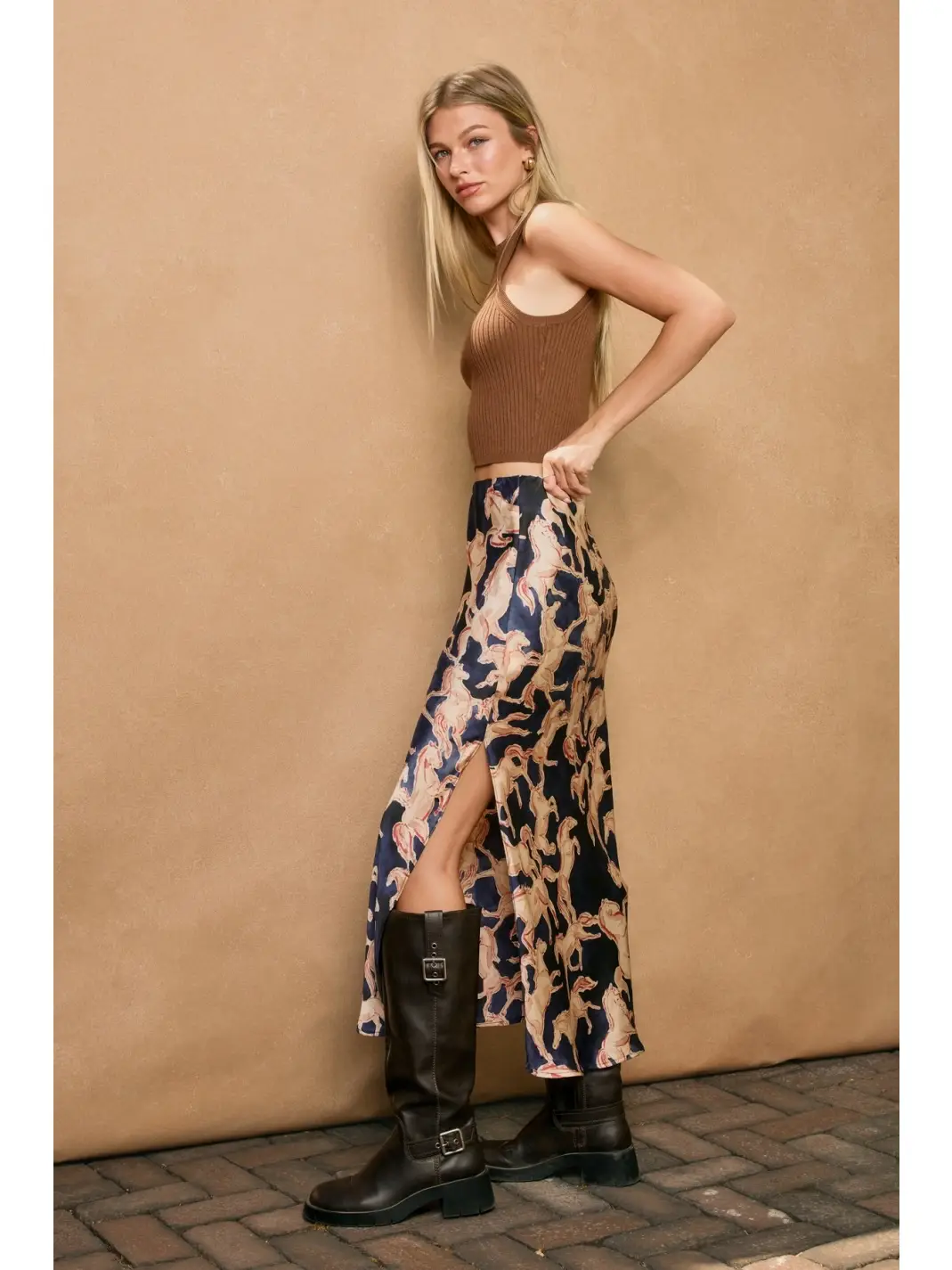 Riverbend Pull On Maxi Skirt