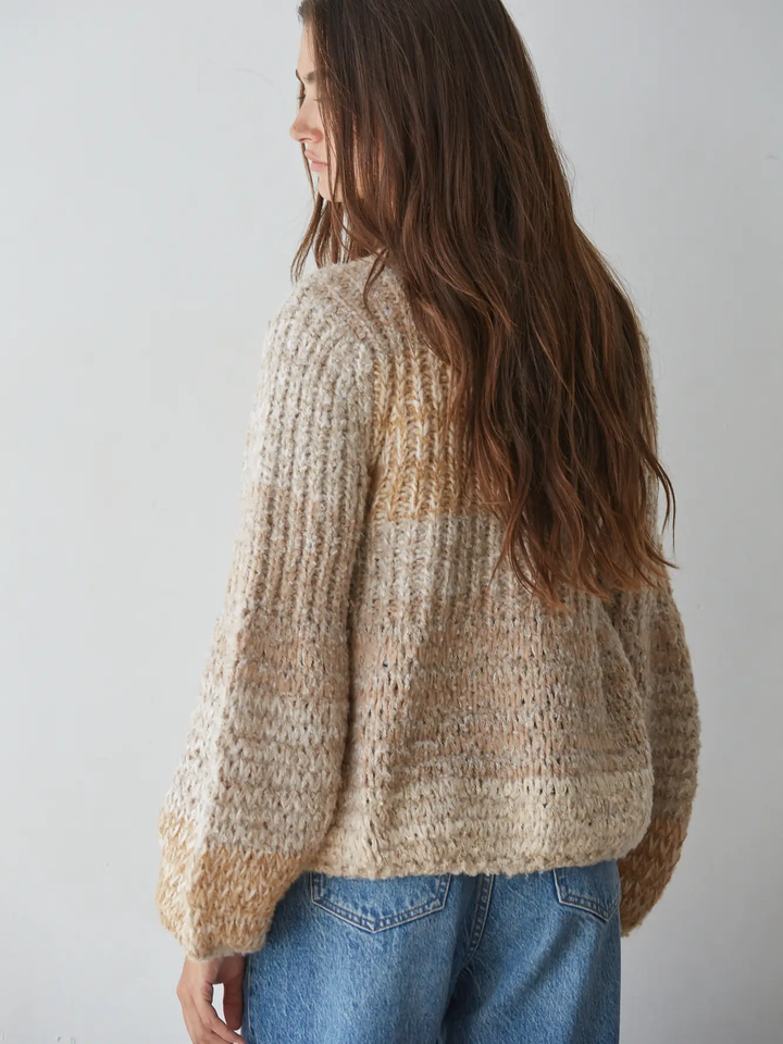 Knit Sweater Round Neck Pullover Top