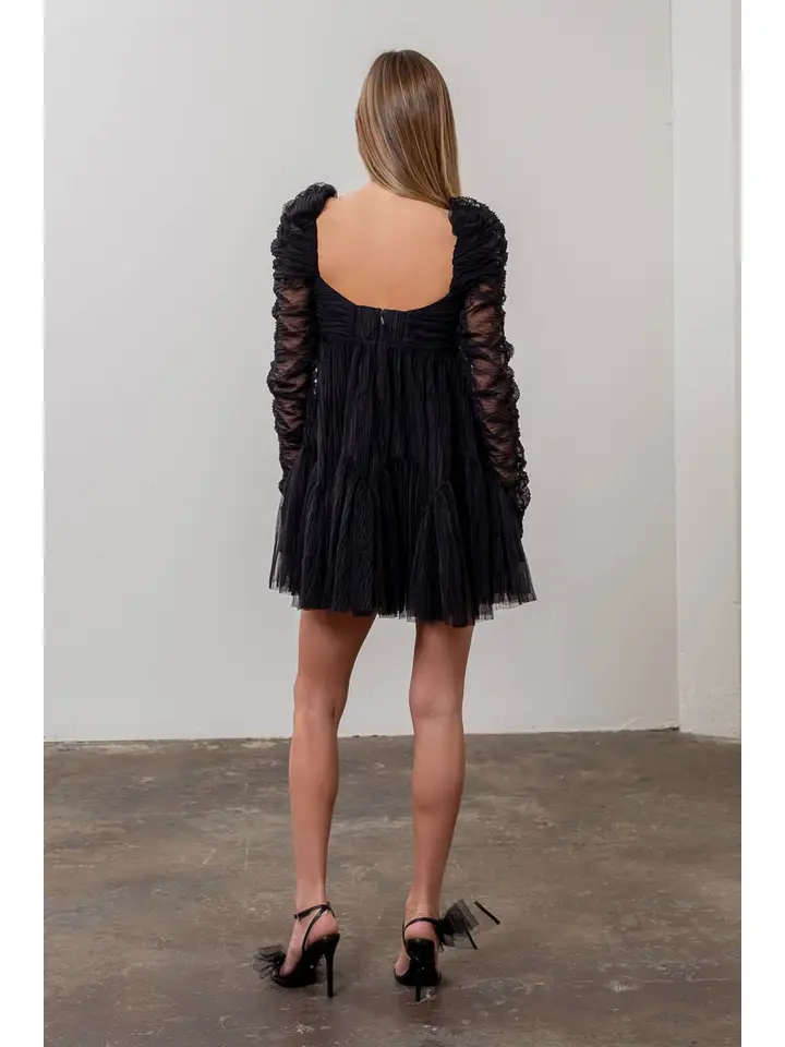 Raquel Ruched Mini Dress