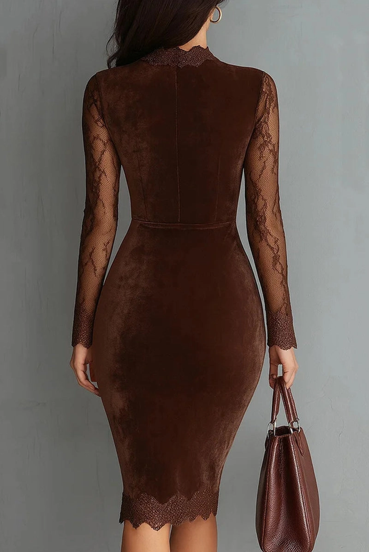 Lace Detail Bodycon Dress