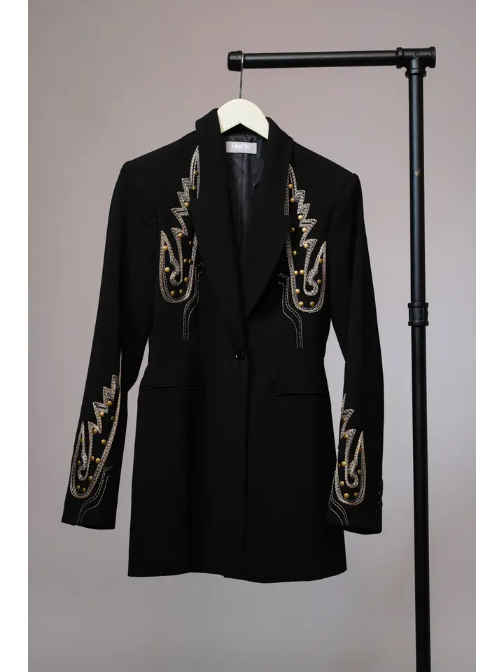 Rodeo Riviera Embroidered Tunic Blazer
