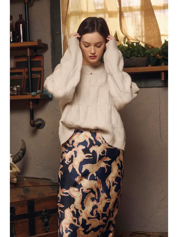 Riverbend Pull On Maxi Skirt