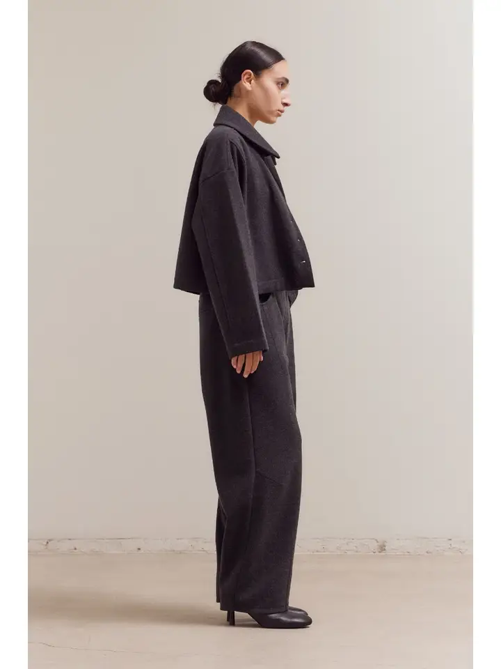 Bella Short Wool Collar Jacket