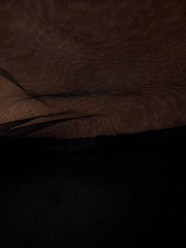 Poema Mesh & Ponti Mix Drape Top