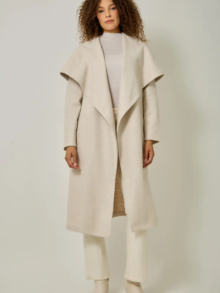 Shawl Collar Long Coat