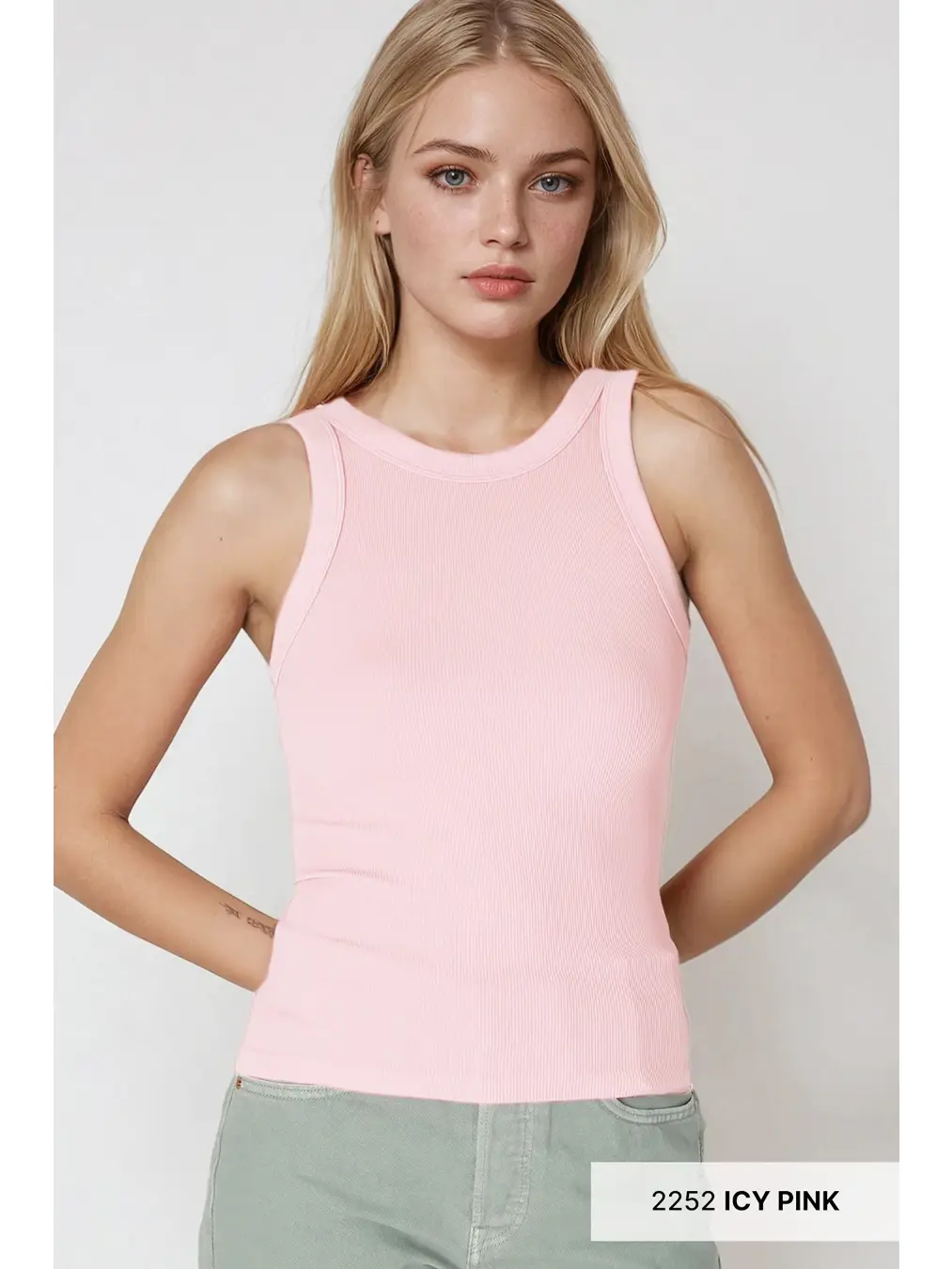Reversible Ribbed Tank Top