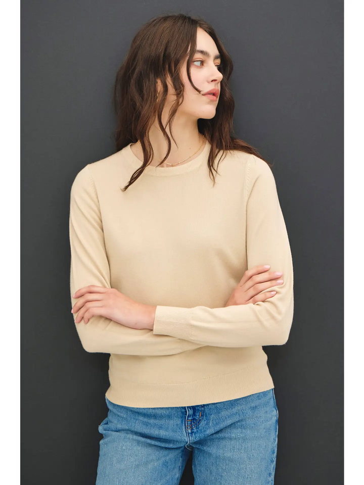 Crewneck  Soft Knit Sweater