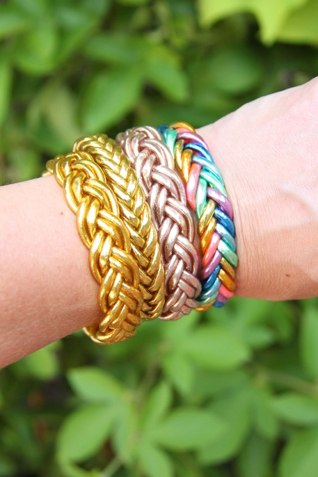 Single Braided Thai Buddhist Temple Bracelet, Mantra Bangle(available in champagne only)