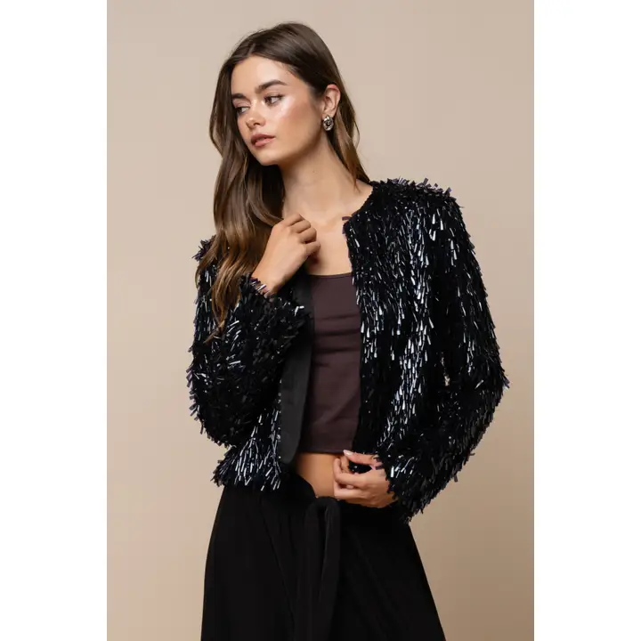 Sequin Flutter Jacket