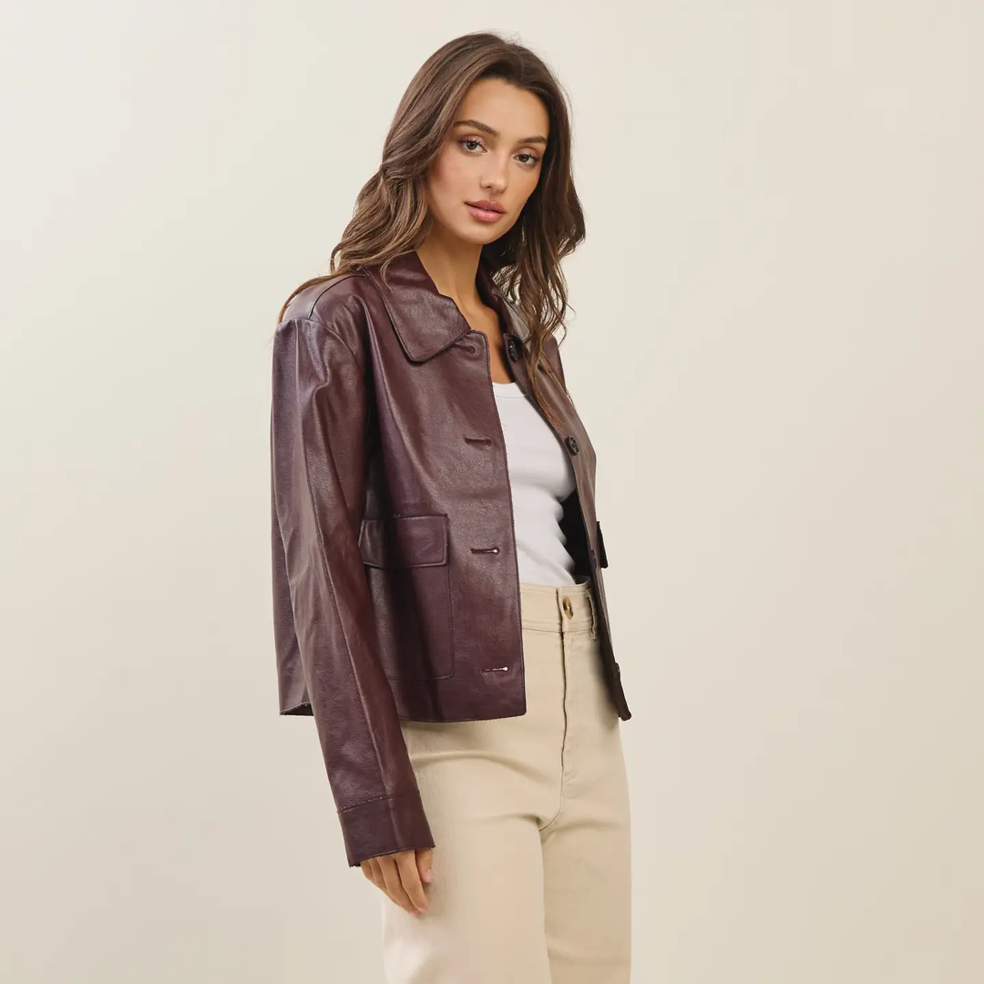 Valen Vegan Leather Jacket