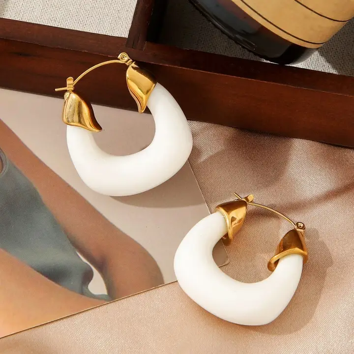 Retro Style Gold Plated Earrings