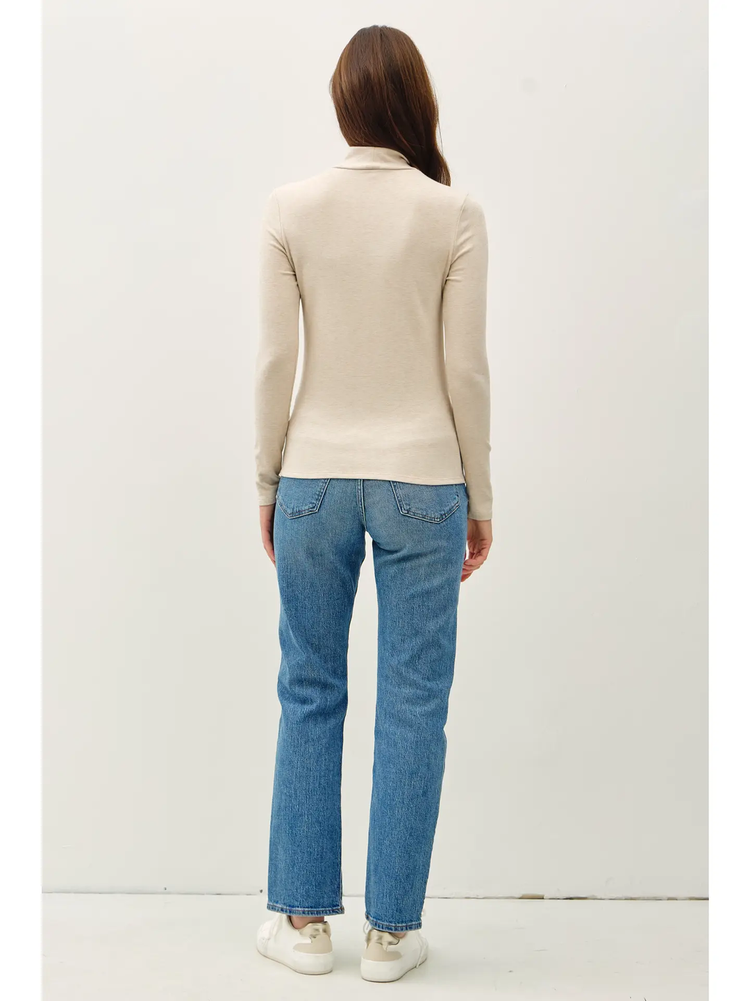 Basic Mock Neck Top(available in charcoal & oatmeal)