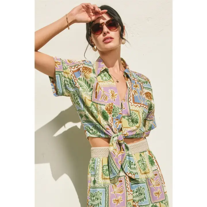 Offshore Tie Front Shirt