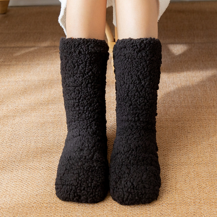 Winter Warm Plush Slipper Socks (Many colors!)