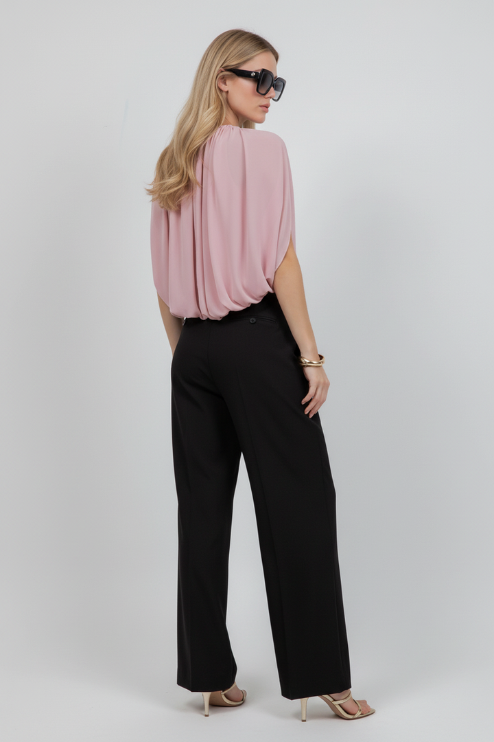 Pink Cape Blouse - Back