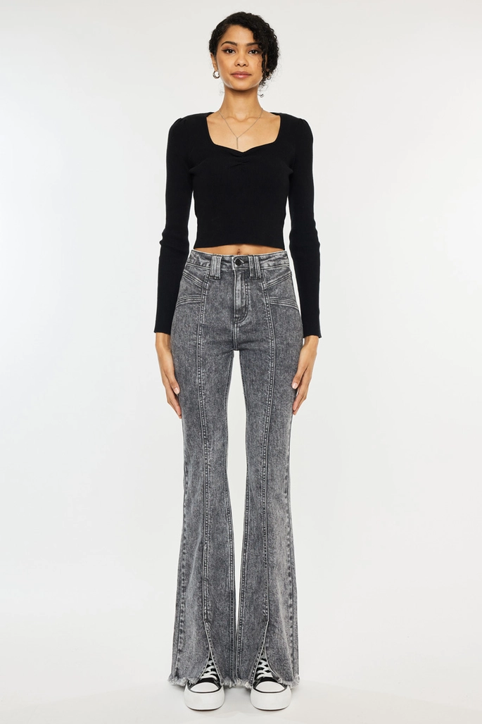 Reya High Rise Flare Jeans