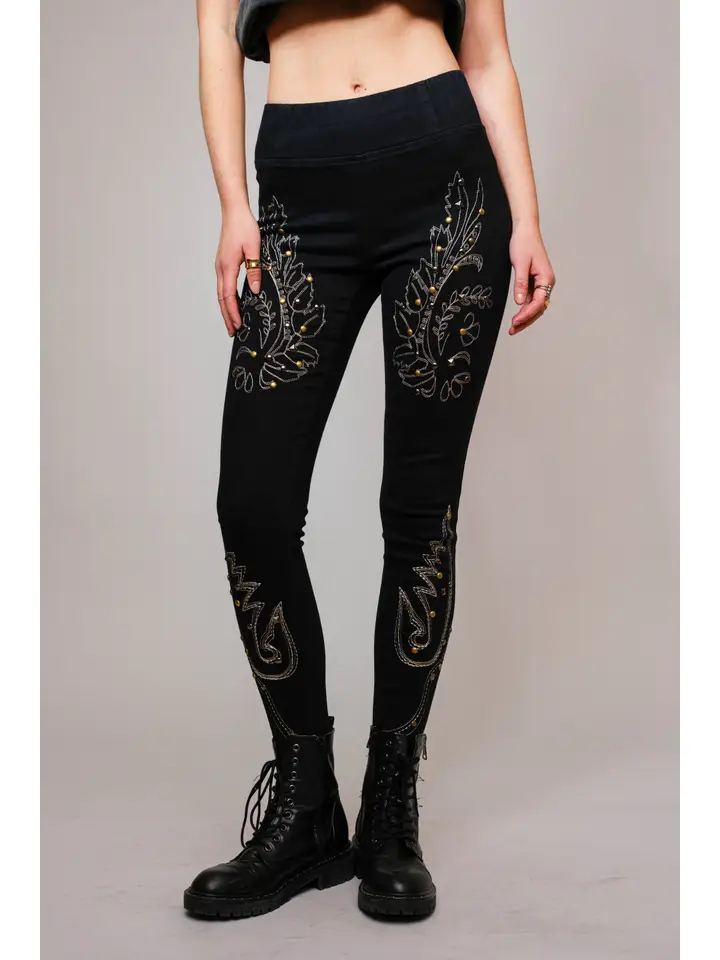 Sloane Washed Wide Waist Stretch Denim Jeans