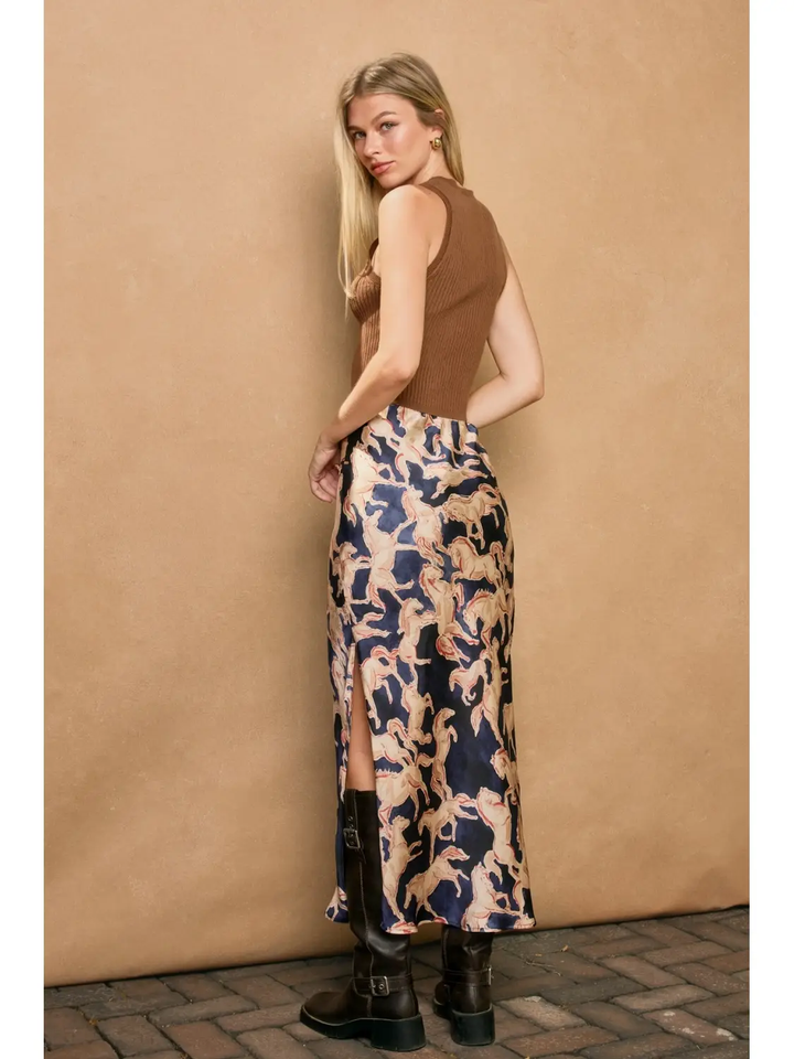 Riverbend Pull On Maxi Skirt