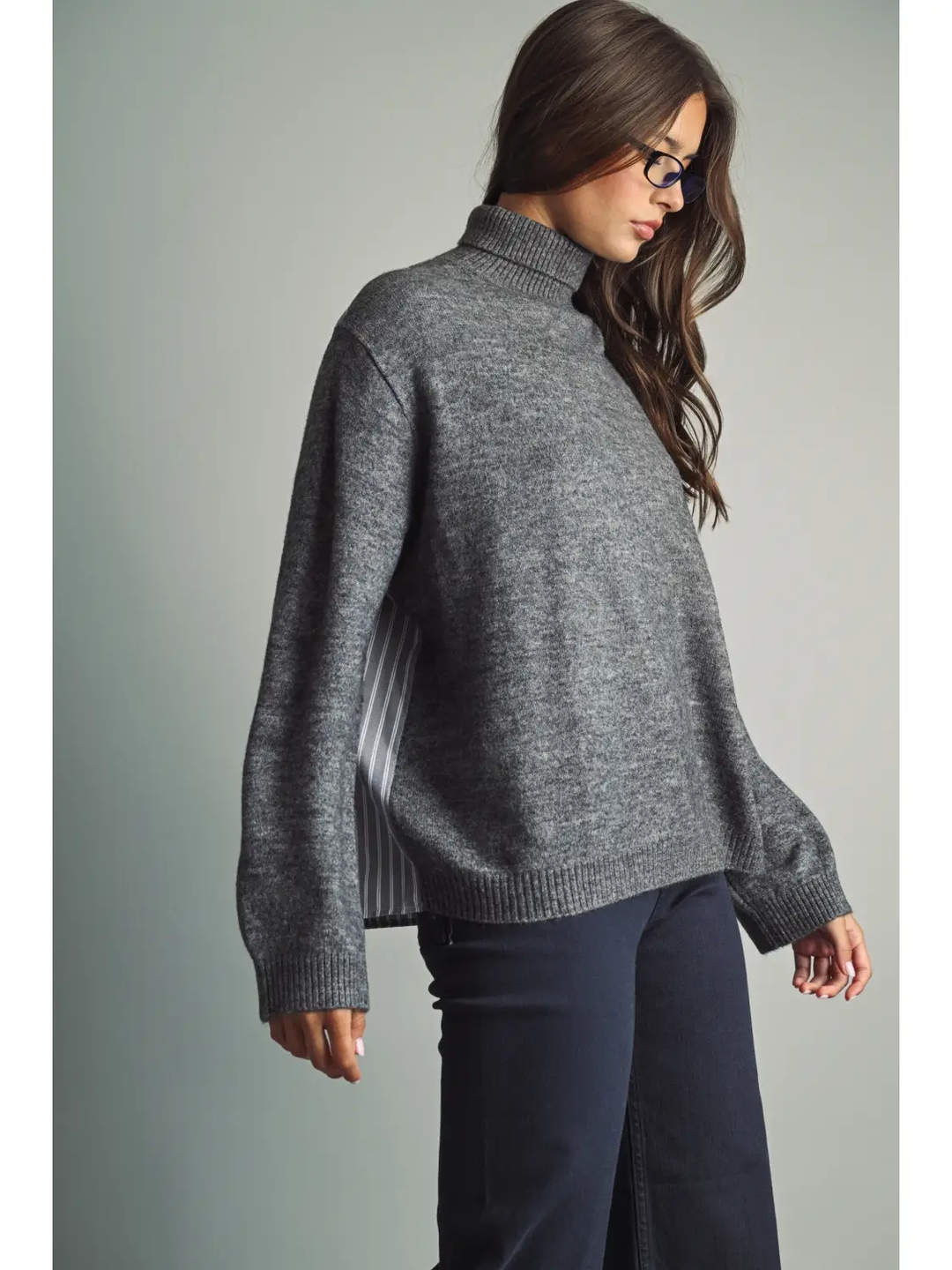 Turtle Neck Sweater Top
