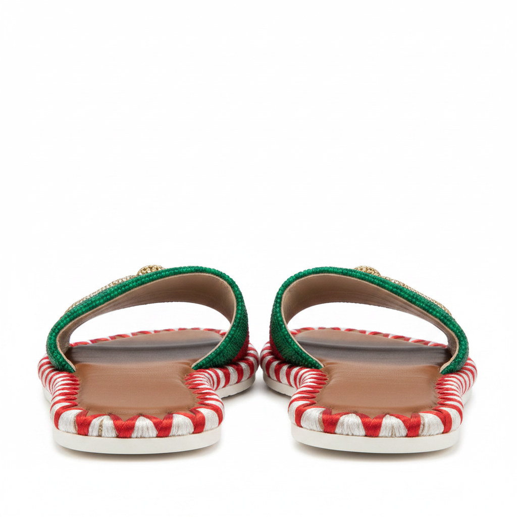 Queen Bee Sandals - Heel Angle