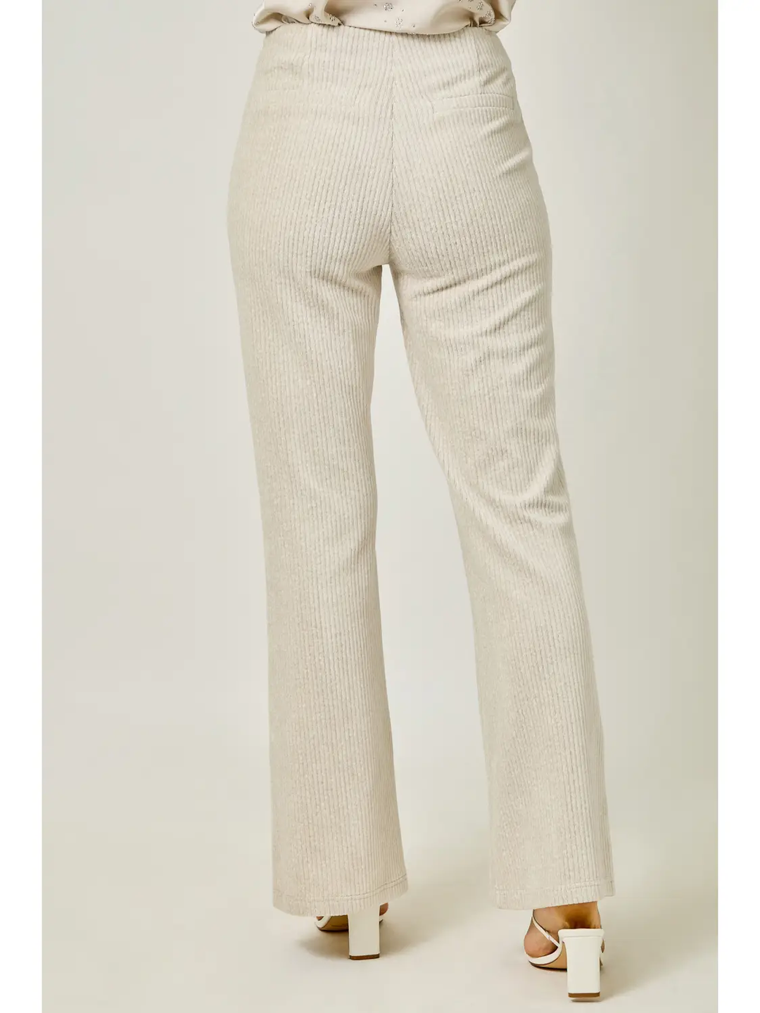 Velvet Corduroy Bootcut Trousers