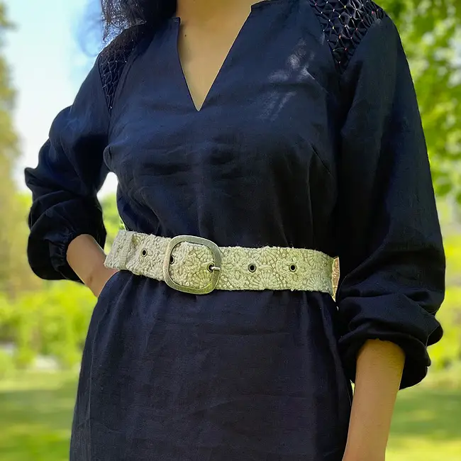 Embroidered Wool Belt ( Many styles & colors!)